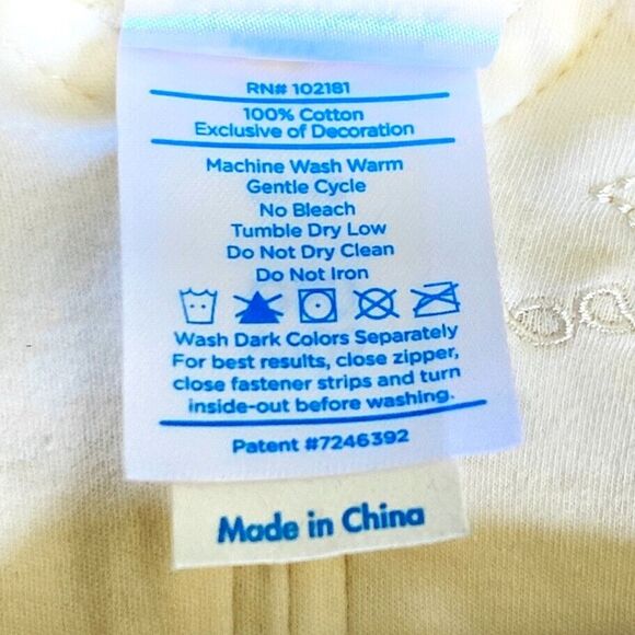 HALO Sleep Sack Wearable Blanket Newborn Baby 0-3M 6-12 lbs Embroidered - Picture 5 of 7